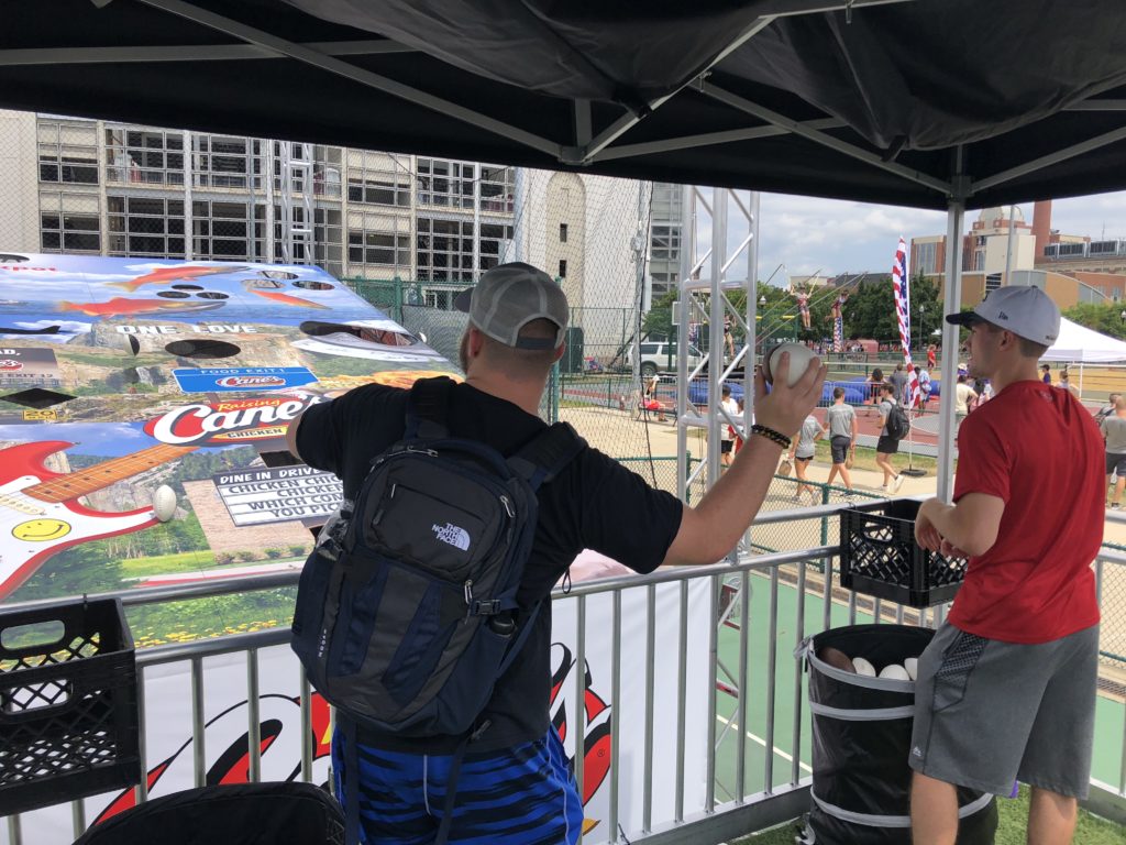 Fans compete at Raising Cane's experiential marketing At food festivals