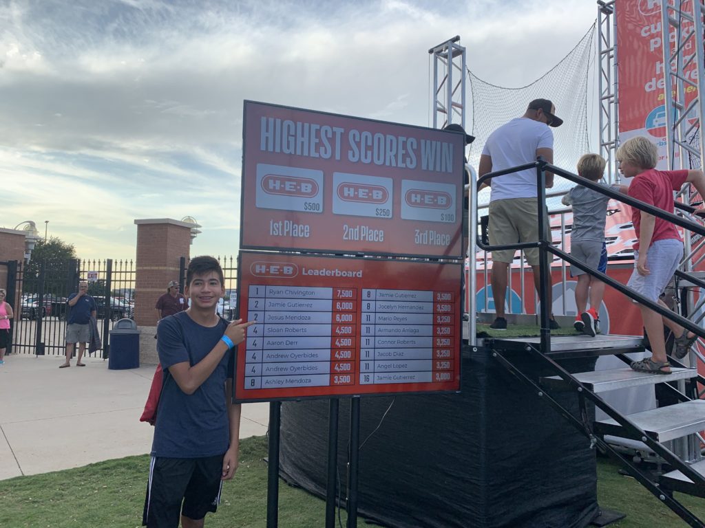 Toss Up uses Custom Technology for Marketing Events to display high scores