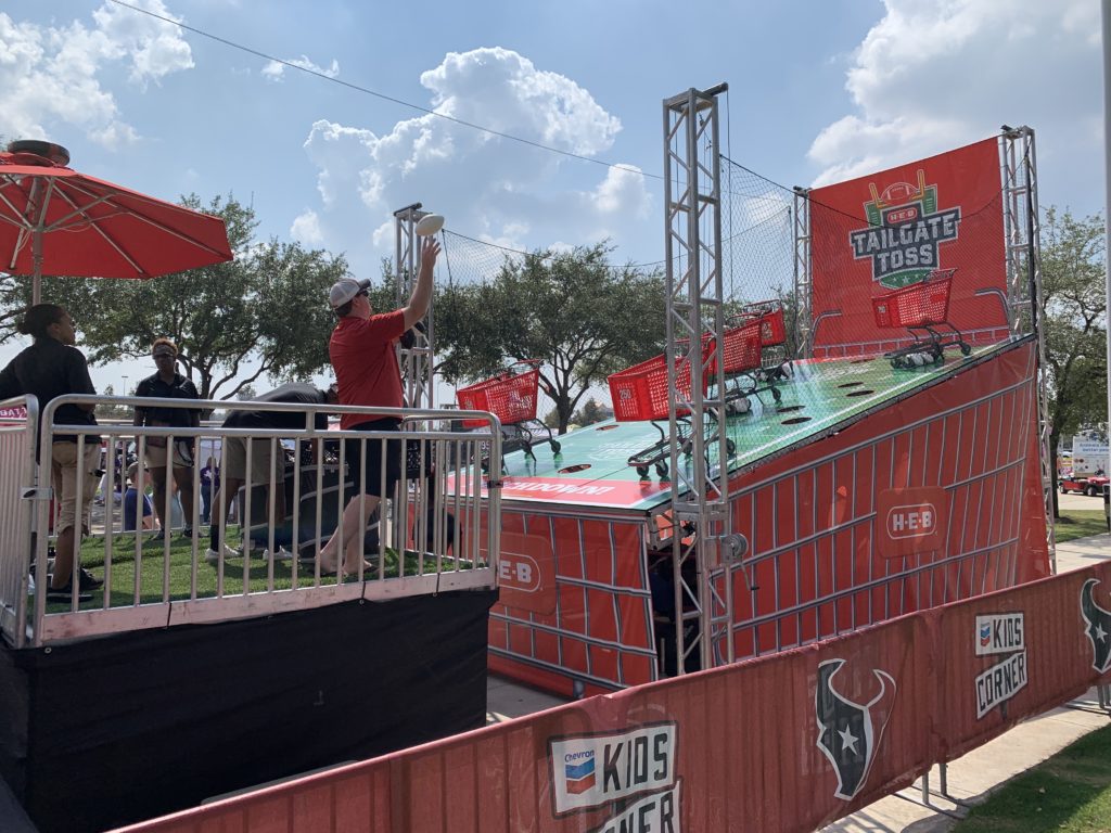 Engaging HEB football event activation